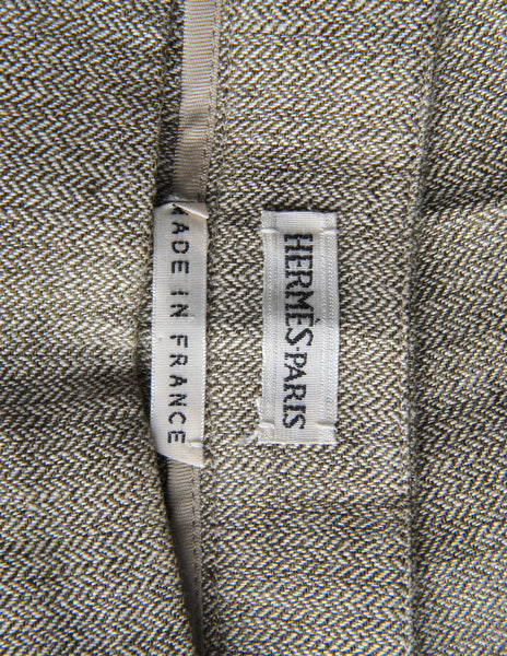 Hermès Linen Trouser Pant - Amarcord Vintage Fashion
 - 7