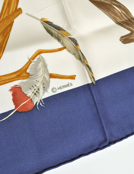 Hermès Vintage Chiens Au Rapport by Carl De Parcevaux Silk Carre Scarf