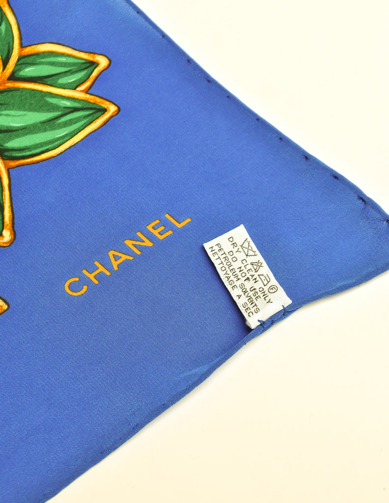 Chanel Multicolor Bags Print Silk Scarf Chanel