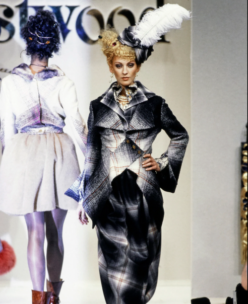 Vivienne Westwood Vintage AW 1994 'On Liberty' Feather Print